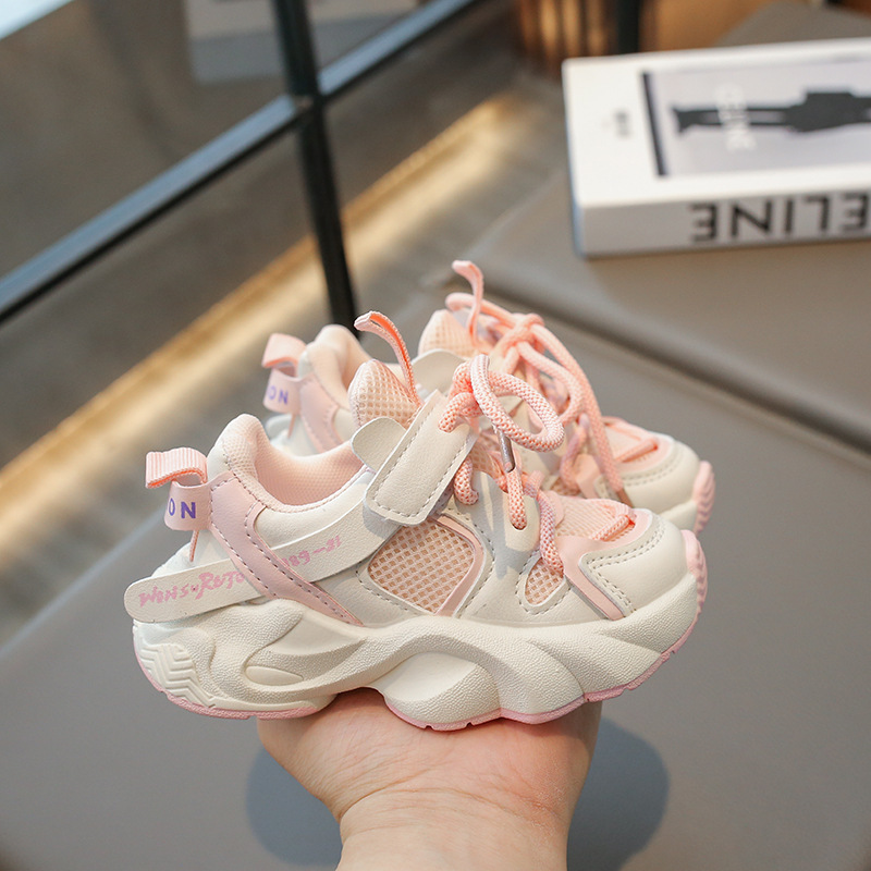 Dropshipping, Otoño 2026, Nuevas Zapatillas Deportivas Ligeras con Suela Suave para Niños, Zapatillas Transpirables de Malla para Niños