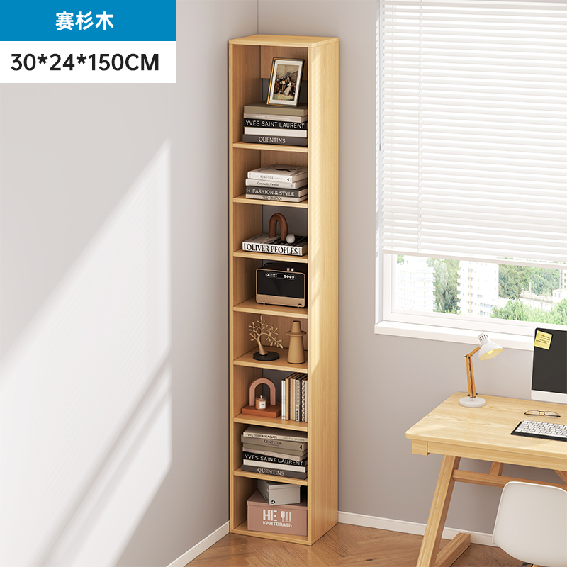 Estante de escritorio de hendidura estrecha estante de escritorio simple sala de estar casero armario estratificado armario de esquina pequeño armario de almacenamiento