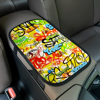 armrest cushion with fun patterns, Armrest box pad - zkfs013