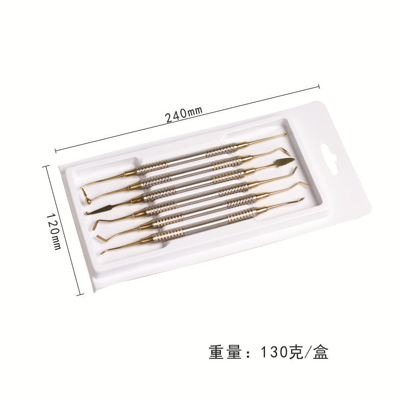 Dental-Grade Resin Implant Filler, Aesthetic Filling Kit, Non-Stick Tool Set for Cosmetic Tooth Restoration
