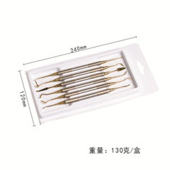 Dental-Grade Resin Implant Filler, Aesthetic Filling Kit, Non-Stick Tool Set for Cosmetic Tooth Restoration