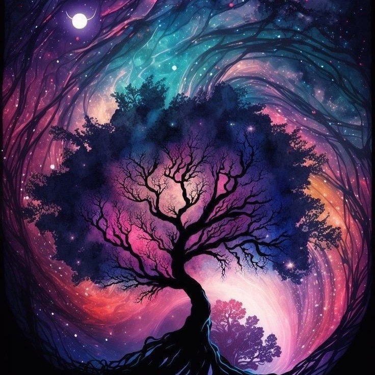 Pequeño libro rojo nuevo lleno de pintura de diamante árbol de vida DIY bordado de diamante pintura decorativa sala de estar fábrica de suministro transfronterizo al por mayor