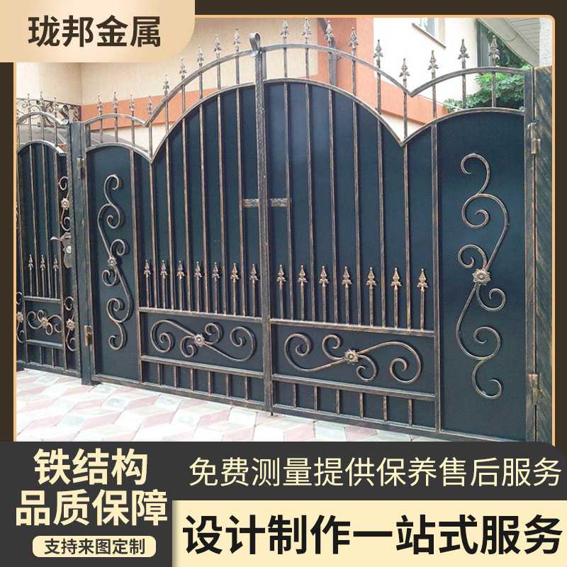 European style Iron Gate Villa Iron Flower Gate garden gate electric sliding gate garden iron gate iron design craft gate European style Iron Gate Villa Iron Flower Gate garden gate electric sliding gate garden iron gate iron design craft gate