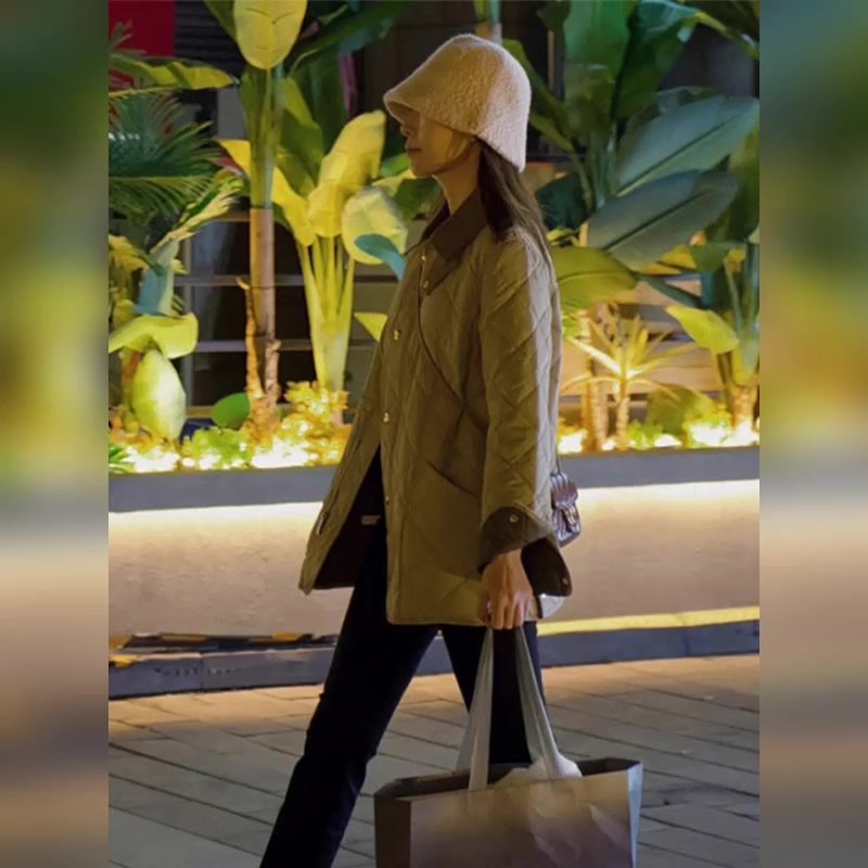 베이지 코튼 재킷