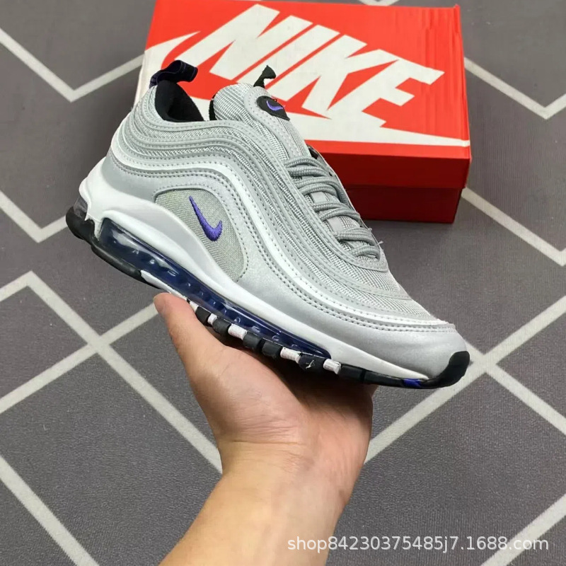 Putian Shoes Air Max97 Bullet Retro Full Palm Air Cushion High Quality Foreign Trade Men's and Women's Shoes Sports Shoes Putian Shoes Air Max97 Bullet Retro Full Palm Air Cushion High Quality Foreign Trade Men's and Women's Shoes Sports Shoes