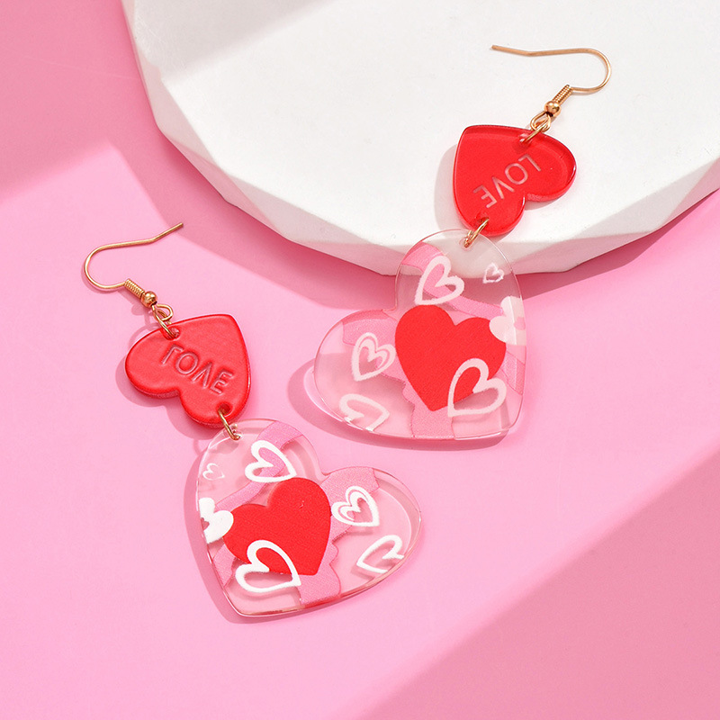 Oversized Sculptural Clear Acrylic Clip-on Earrings Modern Design_voghion.com