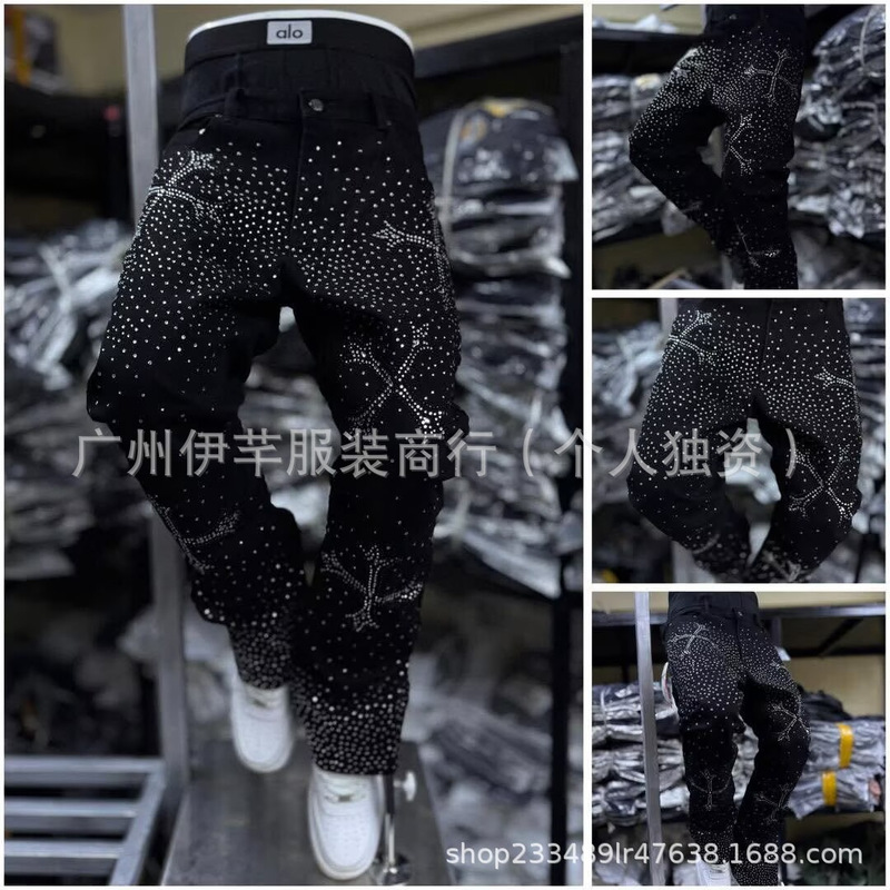 Men's jeans in stock, trendy brand jeans