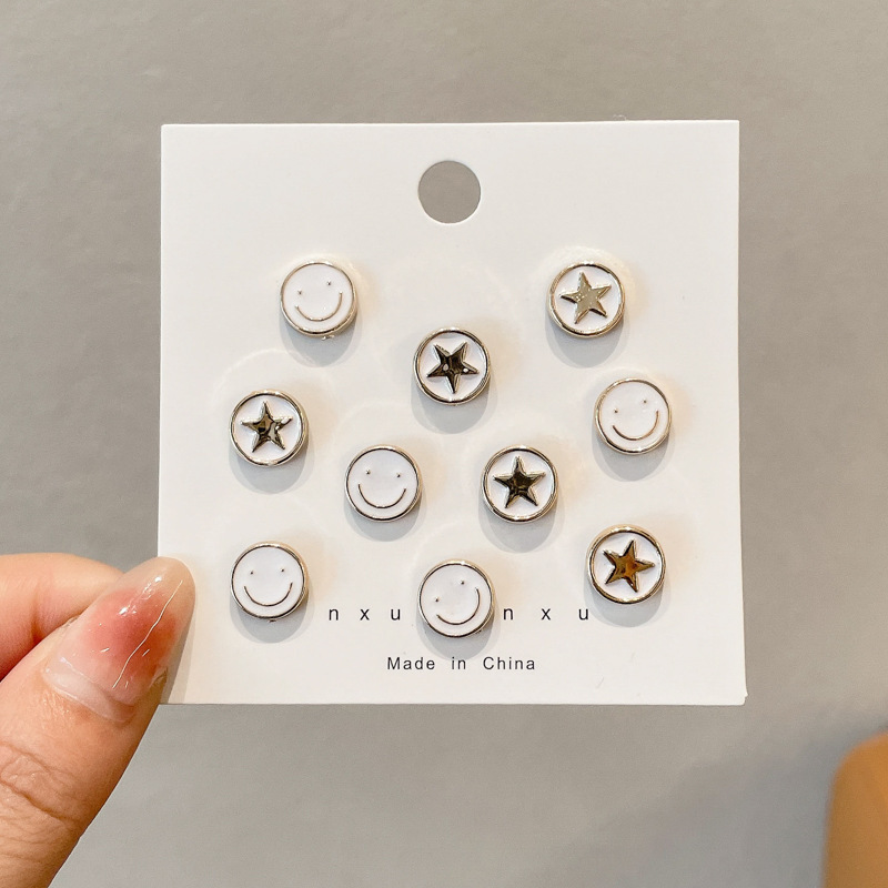 Botón de pecho anti-divertido, botón de clavos sin costura, pin de ropa fija, broche de botón de cuello de mujer, perlas