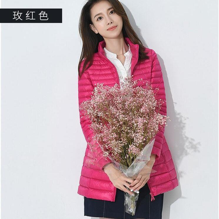 로즈 레드(여성 스탠드 칼라)