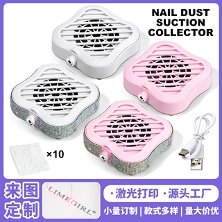 跨境迷你大吸力功率静音粉尘过滤机打磨卸指甲吸尘器美甲店专用