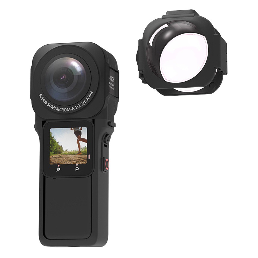 PULUZ Fat Cow adecuado para la cubierta protectora del espejo Insta360 ONE RS 1-Inch 360 Edition