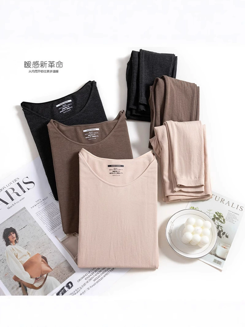 Запереть тепло! Шелковая шерстяная термобелье для мужчин и женщин