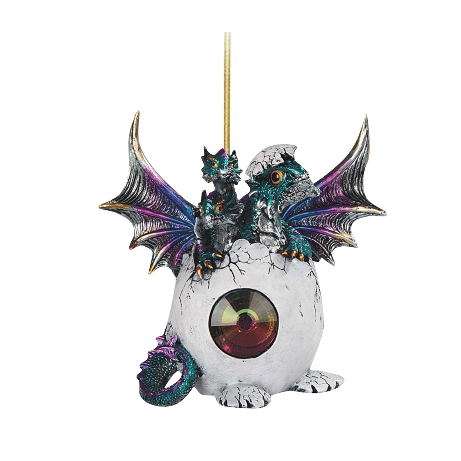 Acrílico Navidad lindo dragón bebé adornos Navidad árbol encanto decoración 2024 Año Nuevo decoración regalo