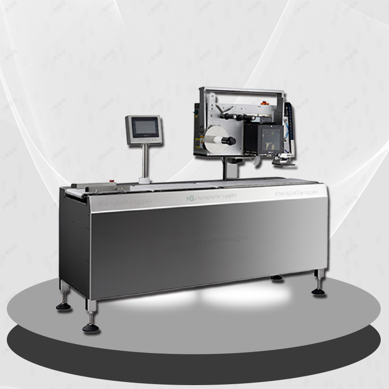 一体式打印称重贴标机 在线动态检重打印贴标设备 高速贴标称重机
