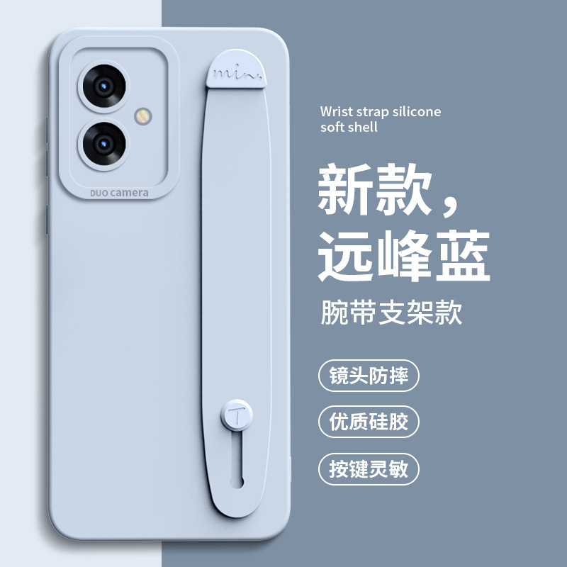For Honor 100 Phone Case 100pro New 90pro Wrist Strap Bracket 90 Protective Cover Soft Silicone 80 Case