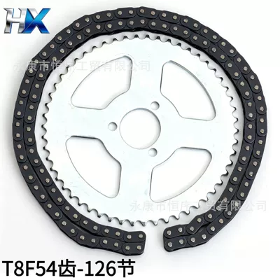 Mini Motorcycle Accessories Xiaoliya Sports Car T8F Transmission Chain Sprocket Suitable for 47-49Cc Chain Set (Other drive systems)