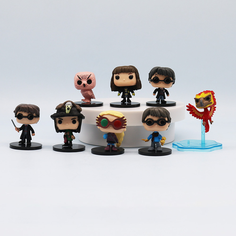 POP ハリーポッター フィギュア ミニ ハリーポッター ヘドウィグ ドビー ハーマイオニー 外国貿易人気装飾品|undefined