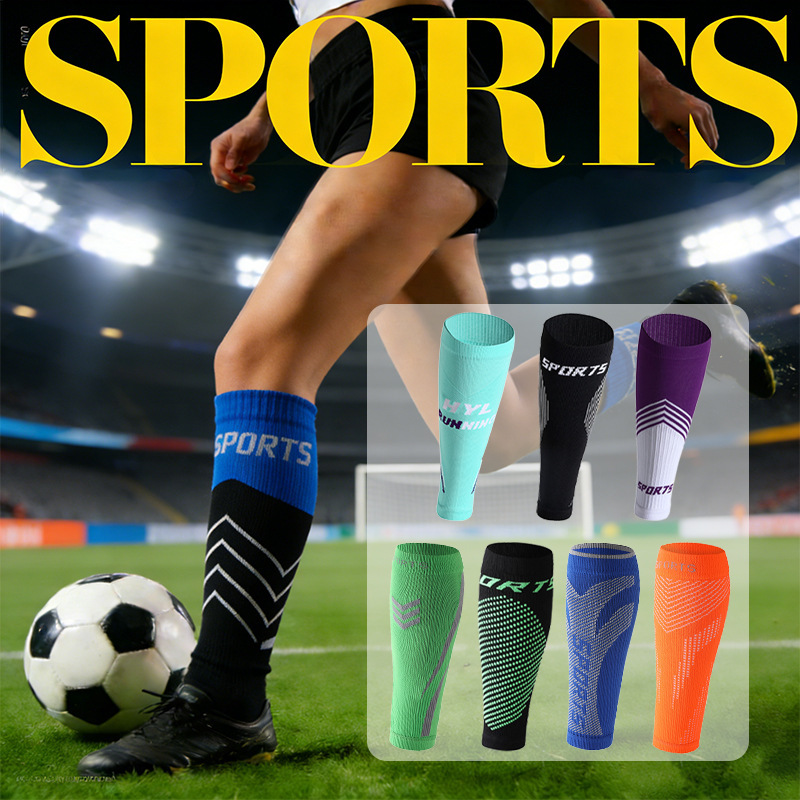 Wasteland Wolf Sports Compression Leg Sleeves for Running, Fitness, Jump Rope, Cycling, Long Leg Sleeves, Calf Pressure Socks Wasteland Wolf Sports Compression Leg Sleeves for Running, Fitness, Jump Rope, Cycling, Long Leg Sleeves, Calf Pressure Socks