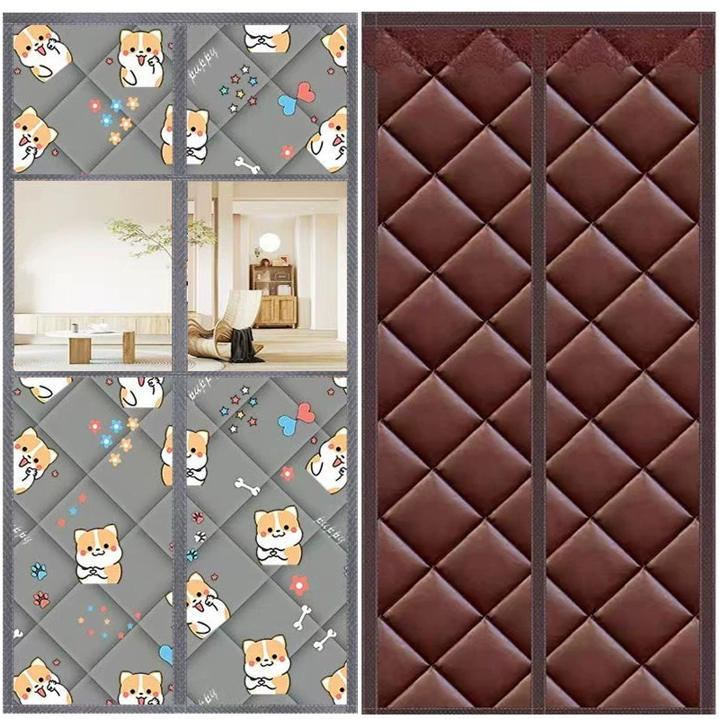 Хлопковая занавеска зимняя домашняя ветрозащитная утолщенная морозостойкая ветровое тепло