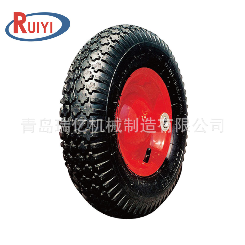 厂家供应3.50-8气态轮 橡胶充气轮子 货仓车打气轮胎 园艺车轮胎