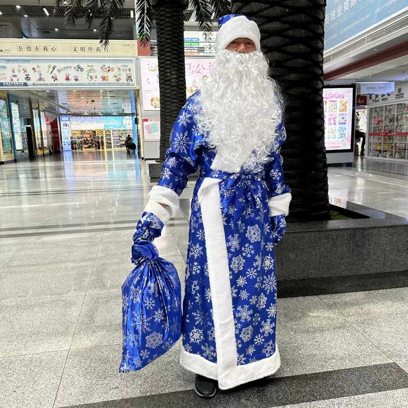 跨境圣诞老人服装亚马逊商场卖场26雪花圣诞服装嘉年华圣诞服批发