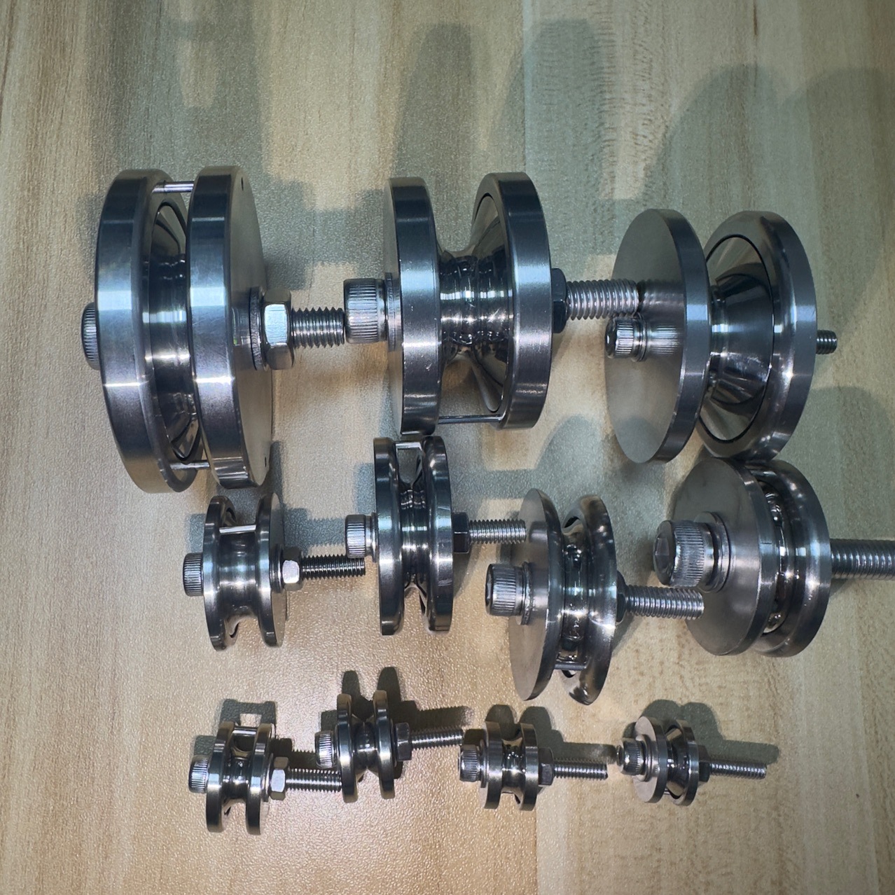 不锈钢导轮过线轮防跳线组合导轮UV型绕线机导轮外径16-60工业级