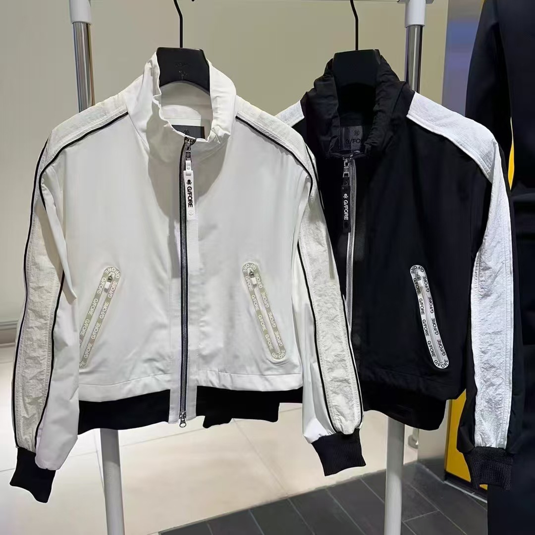 New Korean Golf Sun Protection Jacket Can Be Worn in All Seasons, Sports Functional Sun Protection Fabric, Waist Drawstring Design