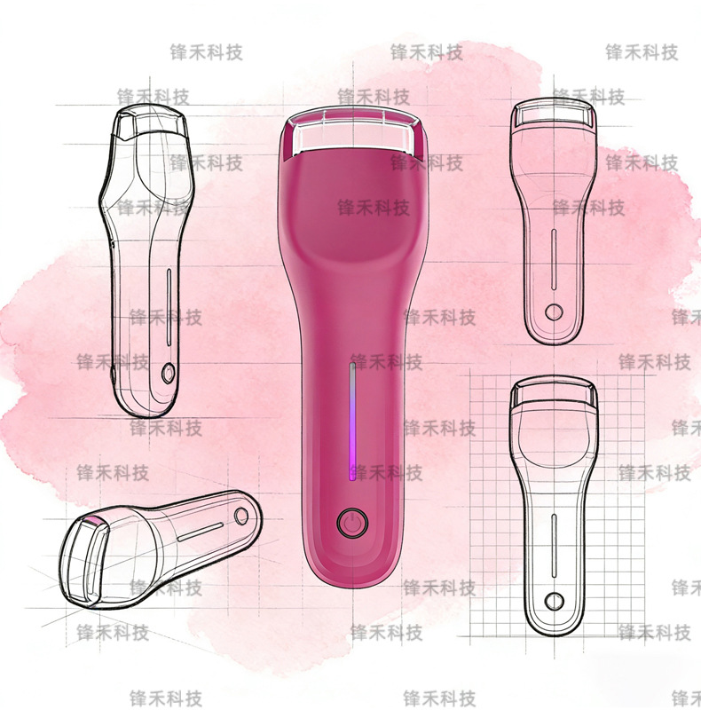 Factory Wholesale Electric Eyelash Curler 3-Level Temperature Control USB Rechargeable Fast Heating Electric Eyelash Curling Tool