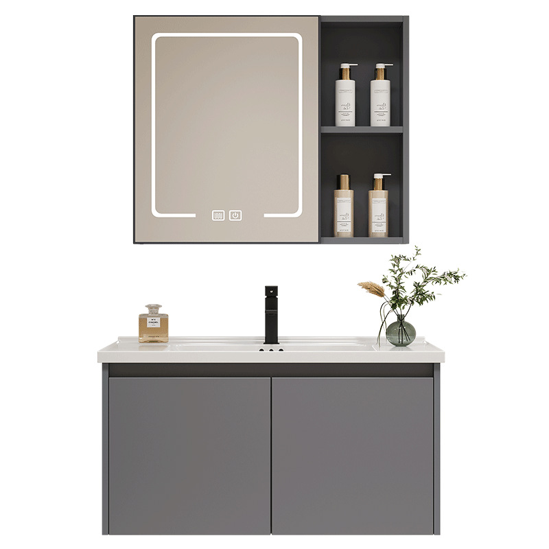 Gabinete de baño de cerámica integrado lavabo baño Baño gabinete de baño lavabo combinación panal de aluminio