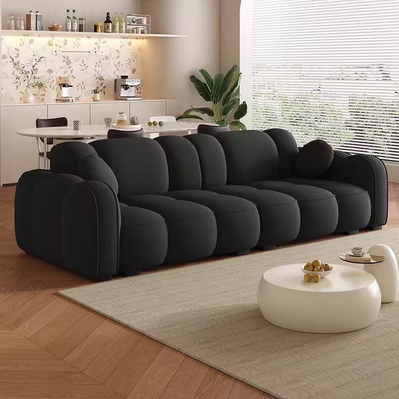Sofá de tela americano sofá verde americano pastoral sofá sala de estar residencial lujo ligero en línea crema roja explosión
