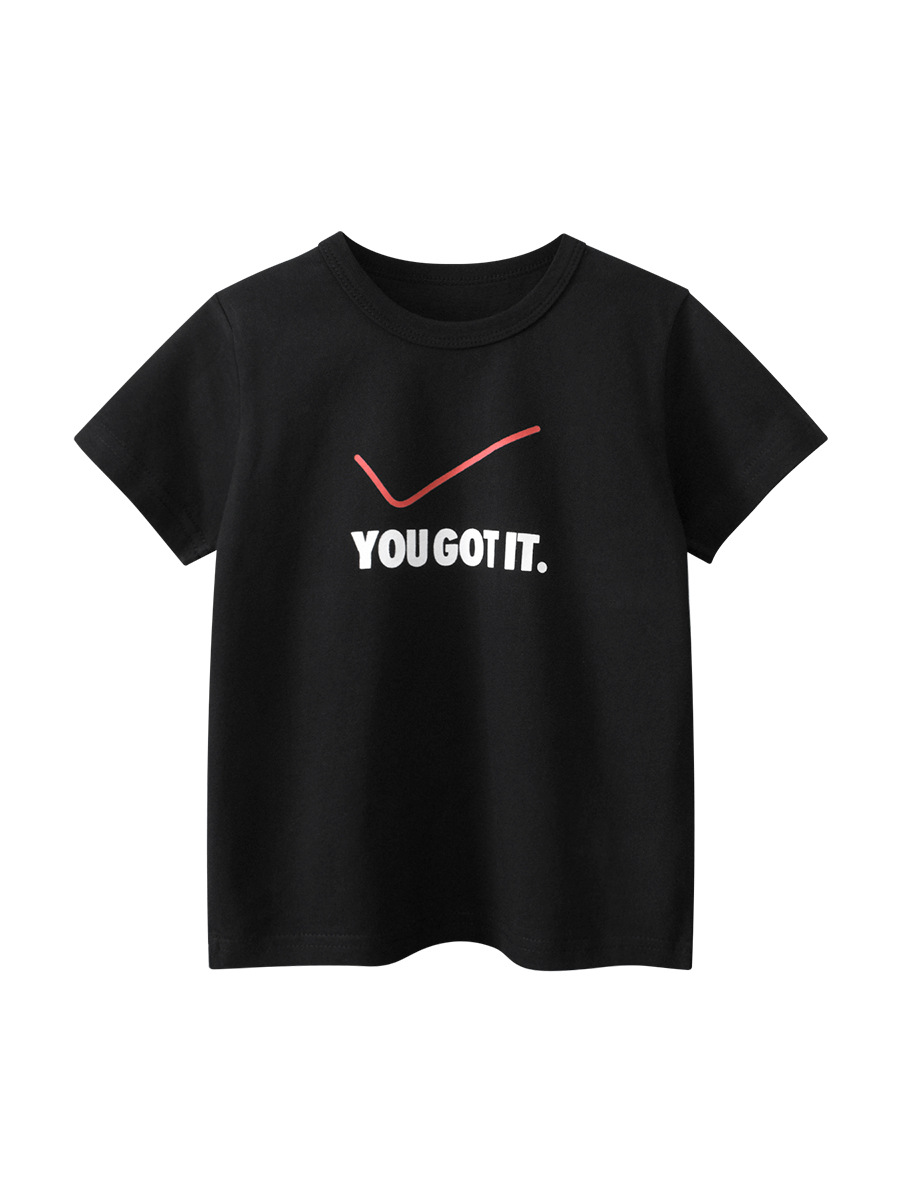 2025 ropa de verano para niños tops para niños al por mayor camiseta de manga corta de dibujos animados para niños