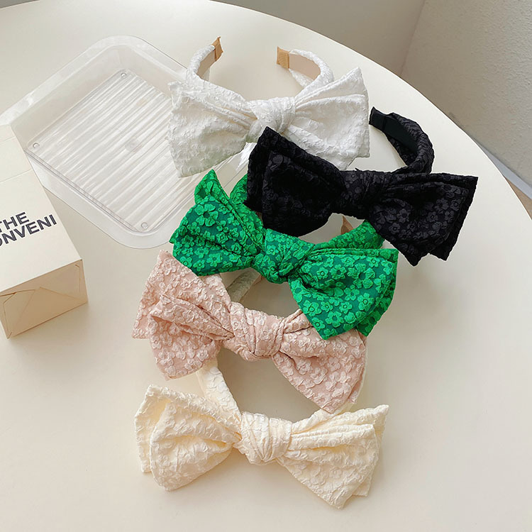 Fashion Bow Knot Cloth Handmade Hair Band 1 Piece display picture 5