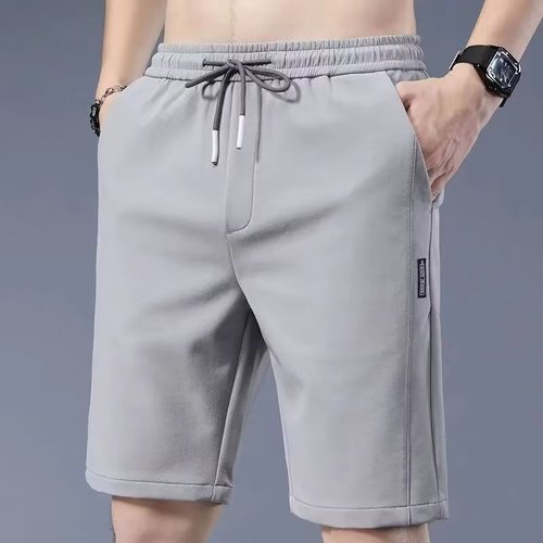 Ice silk shorts men's ultra-thin 2023 summer touch casual casual pants loose quick-drying sports air-conditioned pants