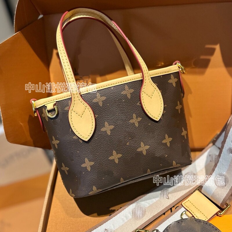 真皮包包女老花盒子包化妆盒新款高级感女士手提水桶包斜挎小包|undefined