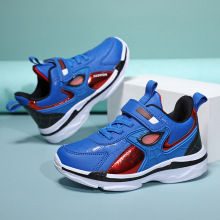 跨境热卖童鞋男童革面春秋季新款跑步耐磨儿童小学生轻便运动鞋子