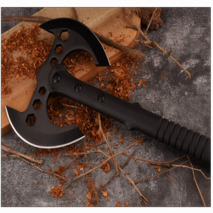 High-Quality Steel Creates a Durable Double-Edged Tactical Ax, a Multifunctional Camping Ax, and an Outdoor Self-Defense Ax