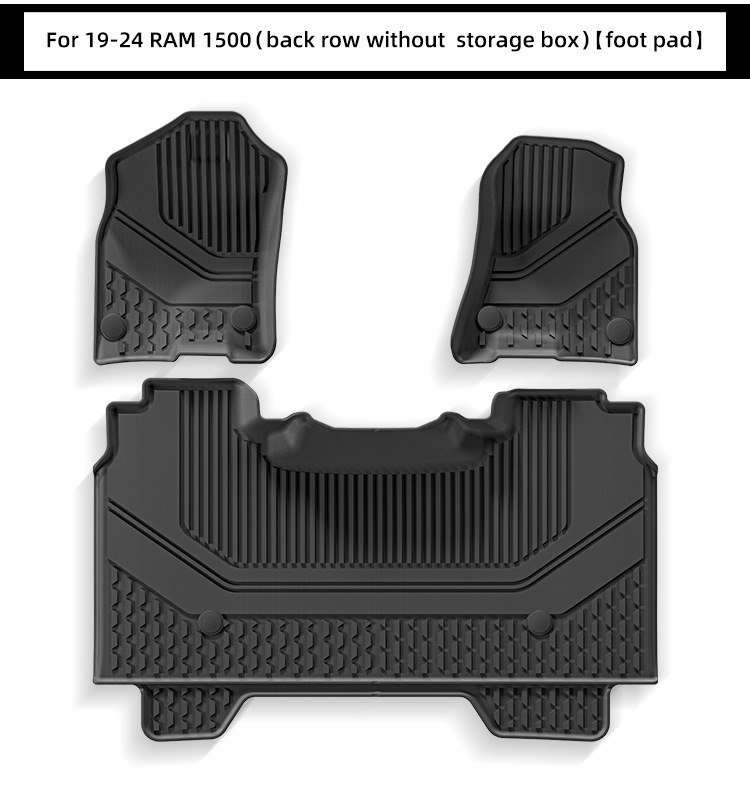 Suitable for 19-24 Dodge Ram 1500 Car Floor Mats Waterproof and Fully Environmentally Friendly Tpe Floor Mats