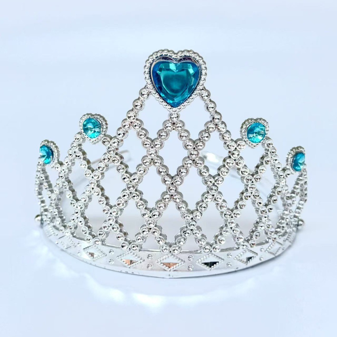 Accesorios para el cabello de princesa, sombreros de corona, accesorios de diadema de princesita para niños, disfraces de cumpleaños, pequeñas joyas al por mayor, fábrica de Yiwu