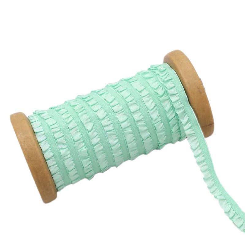 В наличии 23 Цвета 10 мм ткань грибок кружево односторонняя гофрированная плиссированная обувь на резинке BJD альпинистская одежда для домашних животных