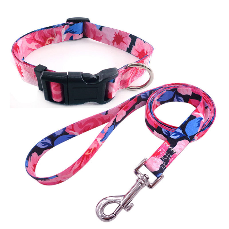 Fuente fabricante de perros de mascotas collar de cuerda de tracción conjunto de perros de tamaño pequeño y medio collar de mascotas perros de gato collar de cuerda de tracción