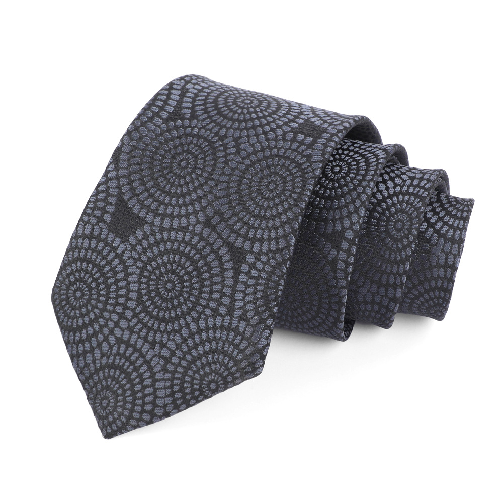 Corbata de hombre 8cm para hombre, bordado jacquard de alta calidad para hombre, corbata de negocios, corbata de seda de poliéster, fábrica al por mayor