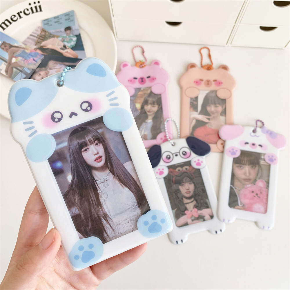 Women's Animal Cartoon PVC Hook Loop Card Holders display picture 2