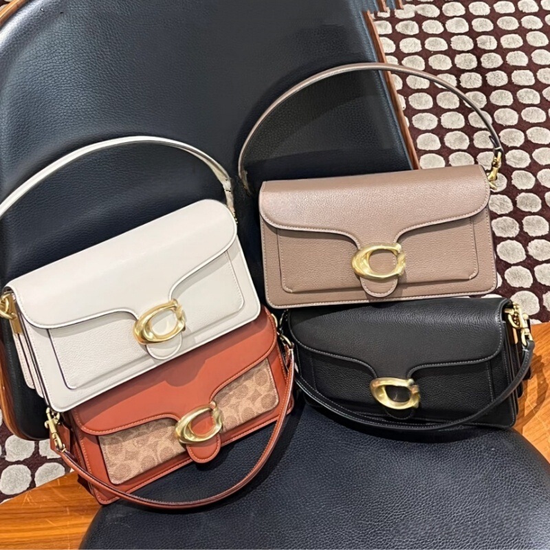 Coach Original Tabby 26 Classic Monogram Versatile Fashion Shoulder Crossbody Handbag with Lychee Pattern for Women Coach Original Tabby 26 Classic Monogram Versatile Fashion Shoulder Crossbody Handbag with Lychee Pattern for Women