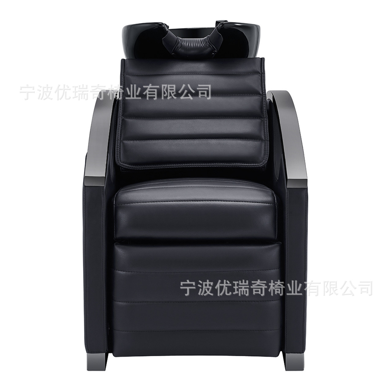 Sillón de peluquería móvil, sillón de peluquería dorado de lujo ligero, sillón de masaje para salón, sillón de lavado de alta gama, cama de lavado semi-reclinable