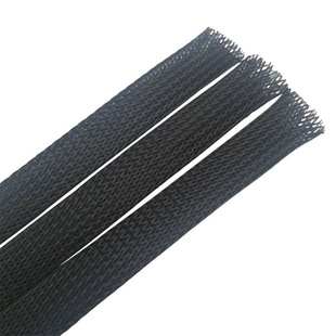 PET fireproof braided mesh tube snakeskin sleeve reticulated tube wire harness protective sleeve wear-resistant cable compression and environmental protection