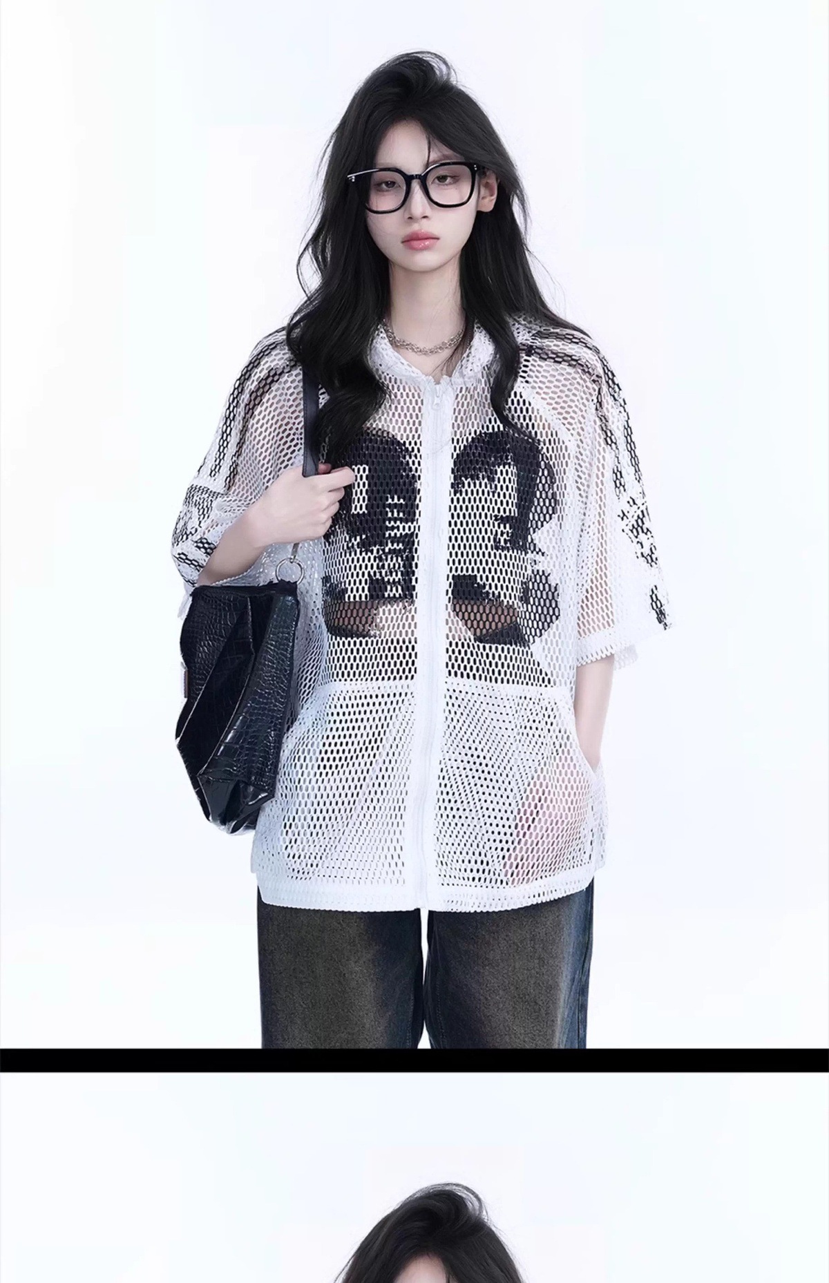 Hooded Hollow-out Digital Print Sports American Style Loose Short-Sleeve For Men And Women In Summer,_viptrois.com