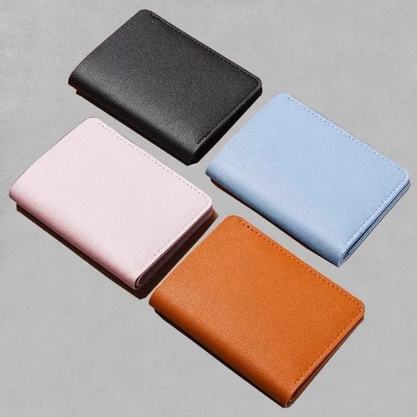 Women's Small Wallet Short 2025 New Style Mini Wallet Card Holder Thin Foldableing Wallet Driver's License Cover