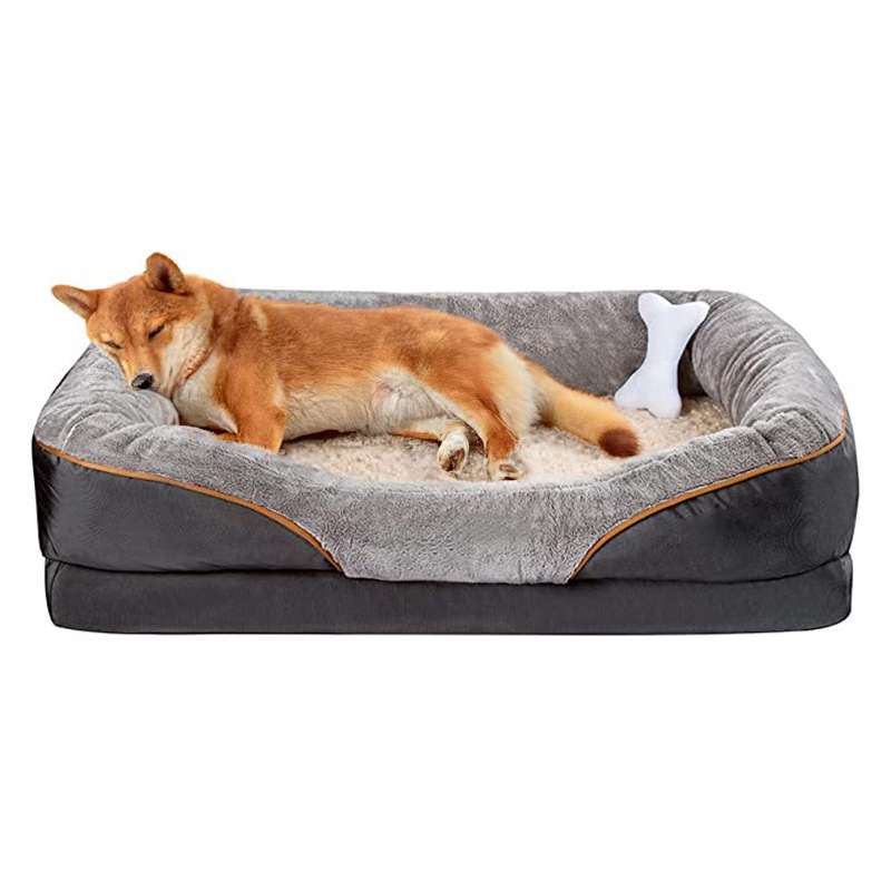 Amazon Hot Memory Foam Dog Bed Orthopedic Dog Bed and Sofa with Removable Washable Covered Dog Sleeper