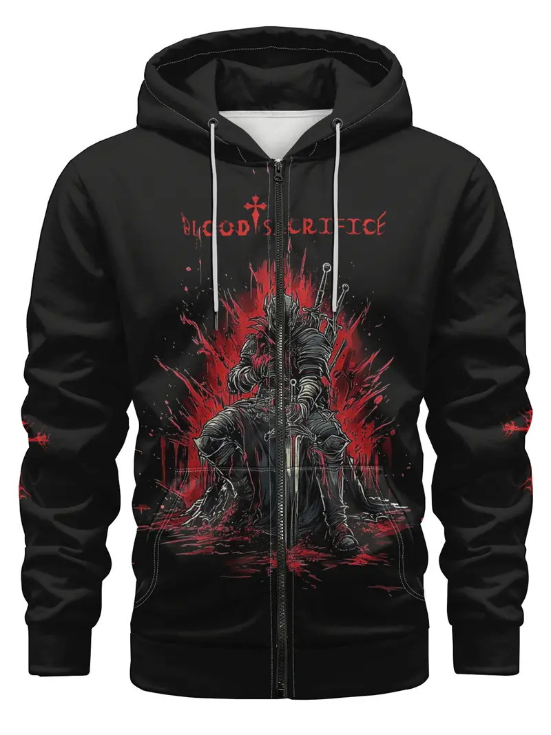 Fábrica al por mayor impresión digital 3D nuevo suéter con capucha chaqueta de suéter de pareja europea y americana serie de calavera MF08