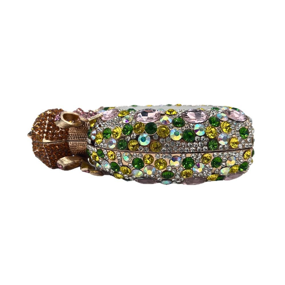 Seleccione estrictamente la nueva botella de perfume transfronteriza, bolsas de banquete de diamantes, bolsas tridimensionales, bolsas de mano de diamantes completas, embrague nuevo duro